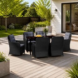 Comfortable and Reliable 7 Piece Garden Dining Set