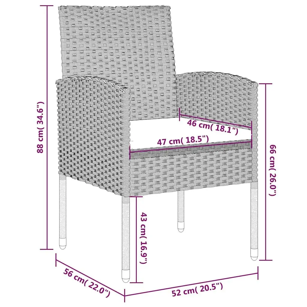 5 Piece Garden Dining Set