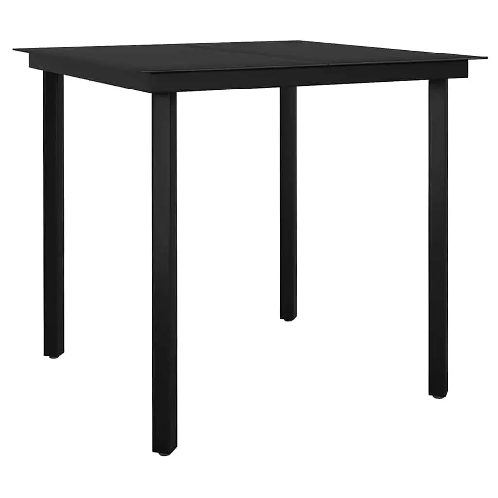 Garden Dining Set 5 Piece Outdoor Furniture Table Chairs Anthracite