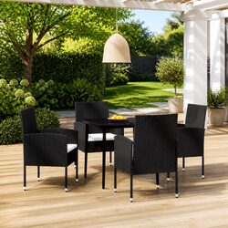 5-Piece Garden Dining Set – Comfort and Style Combined