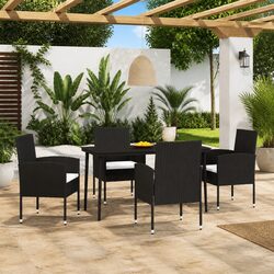 5 Piece Garden Dining Set for Comfort and Style