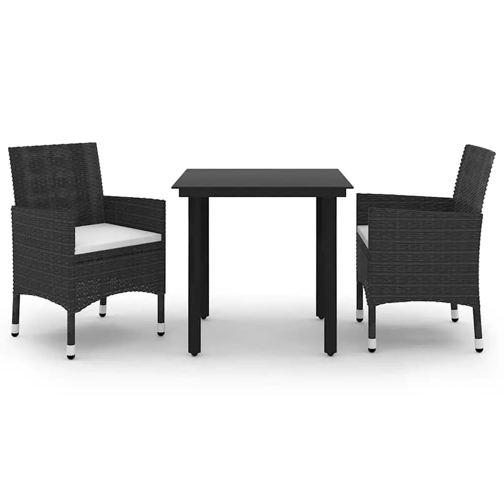 Outdoor Dining Set with Padded Seats and Table