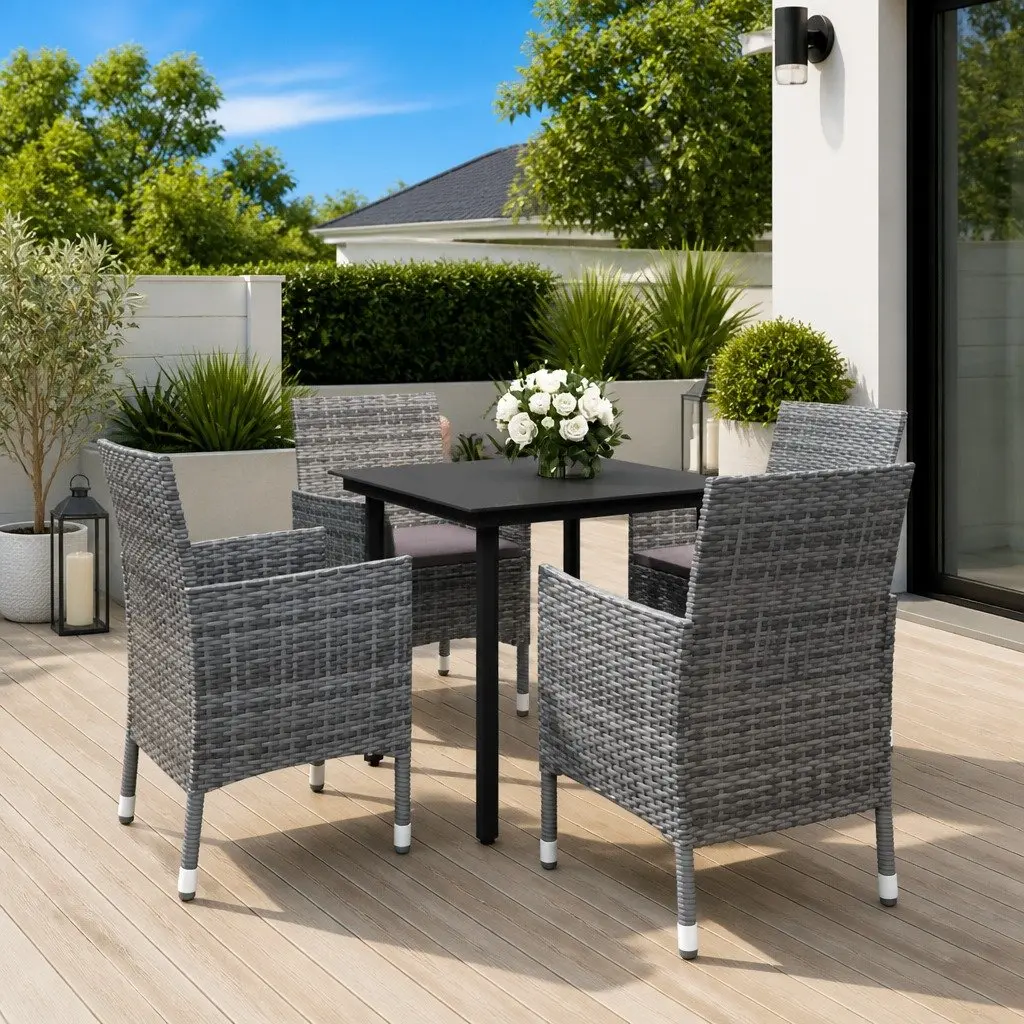 5 Piece Dining Set for Outdoor Enjoyment