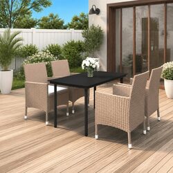 Comfortable and Stylish 5-Piece Outdoor Dining Set