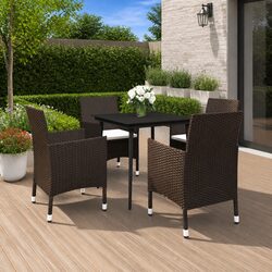 Warm and Practical 5-Piece Garden Dining Set