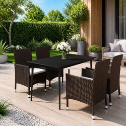 Reliable and Stylish 5-Piece Garden Dining Set