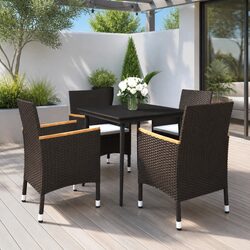 Dependable 5-Piece Garden Dining Set: Comfort and Value