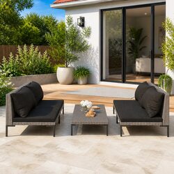 Comfortable and Practical 5 Piece Garden Lounge Set