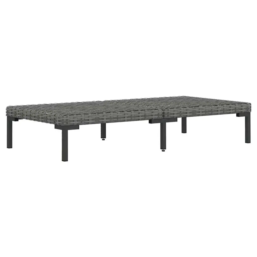 5 Piece Garden Lounge Set Outdoor Patio Furniture Sofa Grey Cushions