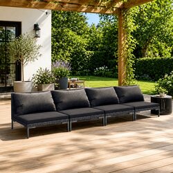 4-Piece Garden Lounge Set: Practical Comfort for Outdoors