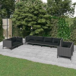 Comfortable 8-Piece Garden Lounge Set with Value