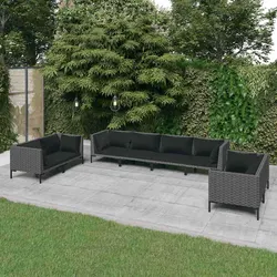Comfortable 8-Piece Garden Lounge Set with Value