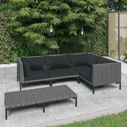 Comfortable and Practical 5 Piece Garden Lounge Set