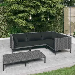 Comfortable and Practical 5 Piece Garden Lounge Set