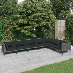 Comfortable 7-Piece Lounge Set for Your Outdoor Relaxation