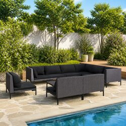 Comfortable and Durable 10-Piece Garden Lounge Set