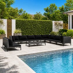 Reliable 11-Piece Garden Lounge Set, Built for Comfort and Style