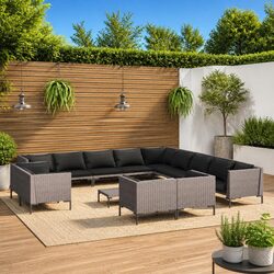 Comfortable 14-Piece Garden Lounge Set for Relaxation