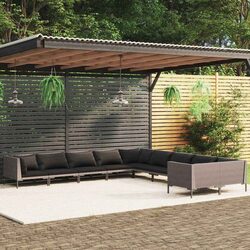 Comfortable and Reliable 10-Piece Garden Lounge Set