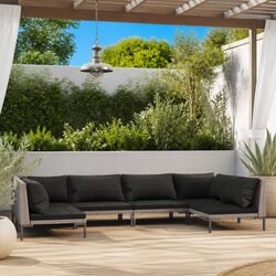 Comfortable and Practical 6-Piece Garden Lounge Set