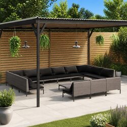 Comfort Meets Value in This 14 Piece Garden Lounge Set