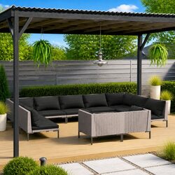 Reliable 11-Piece Outdoor Lounge Set for Comfort