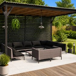 12-Piece Outdoor Lounge Set: Comfort Meets Practicality