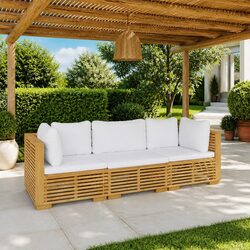 Relax in Comfort with Our Teak Wood Lounge Set