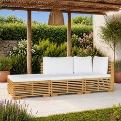 Reliable 3 Piece Garden Lounge Set with Comfort and Style