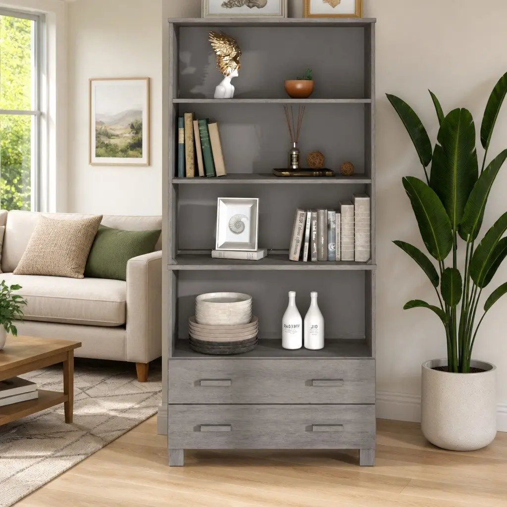 Solid Pine Highboard with Ample Storage Space