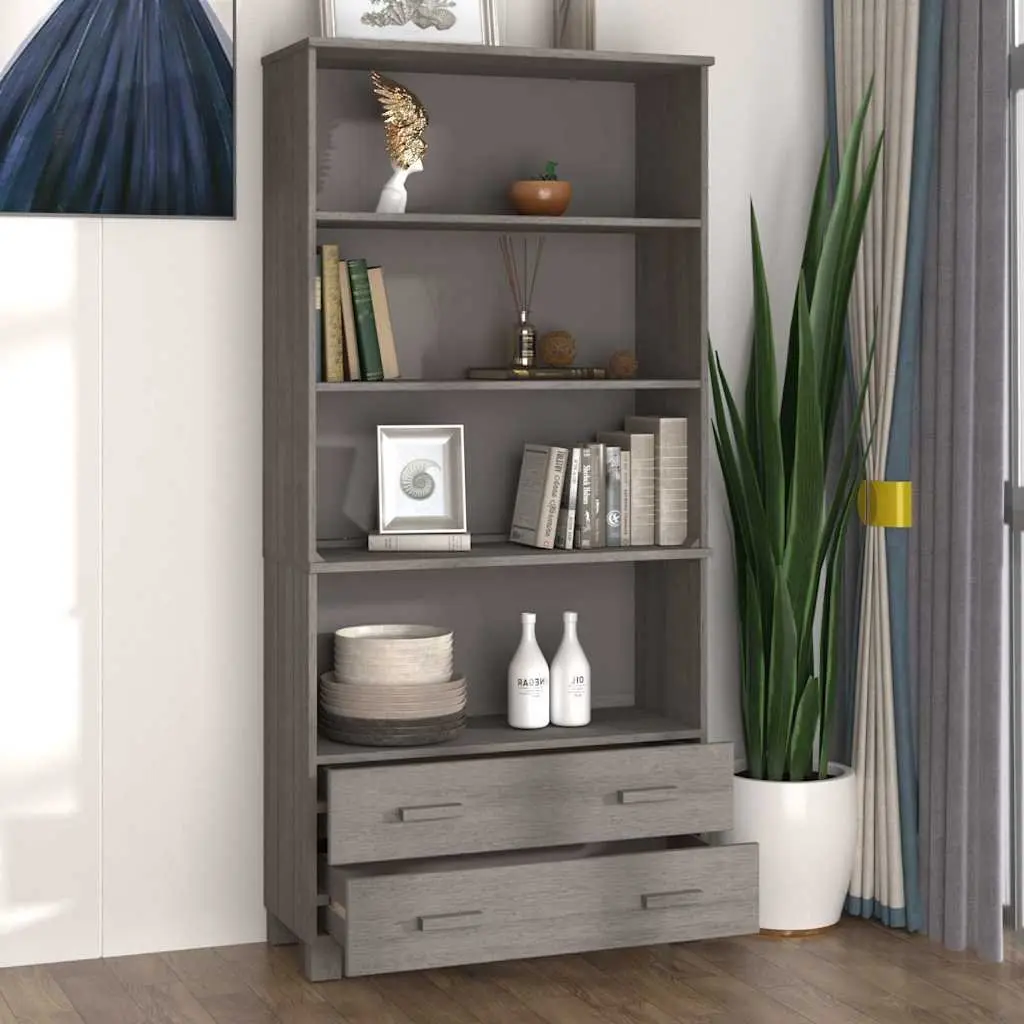 Solid Pine Highboard with Ample Storage Space