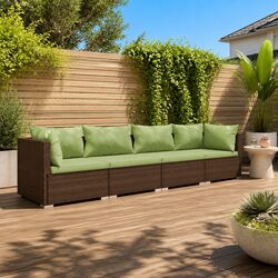 Comfort and Quality: 4 Piece Modular Garden Lounge Set