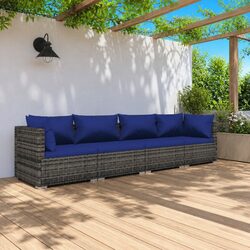Value-Driven 4 Piece Outdoor Lounge Set with Cushions