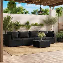 Reliable 5 Piece Modular Lounge Set for Your Outdoor Space