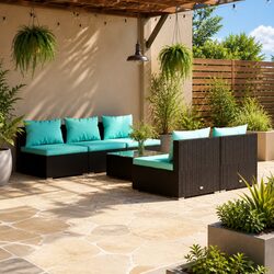 Comfortable and Affordable 6-Piece Garden Lounge Set