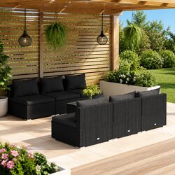 Comfortable and Stylish 7 Piece Garden Lounge Set