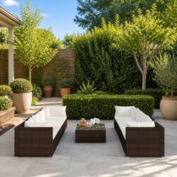 Comfortable and Affordable 9 Piece Garden Lounge Set