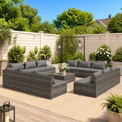 Comfortable and Affordable 13-Piece Garden Lounge Set