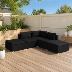 Comfortable 5 Piece Garden Lounge Set for Your Outdoor Area