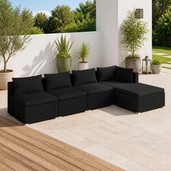 5 Piece Garden Lounge Set: Comfort and Value Combined