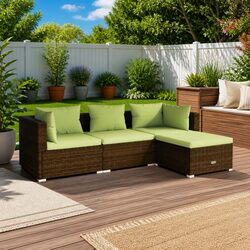 4 Piece Lounge Set: Practical Outdoor Comfort