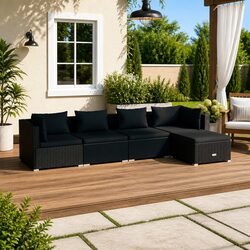 5 Piece Outdoor Lounge Set: Comfort Meets Value