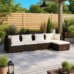 5 Piece Garden Lounge Set: Quality and Comfort Combined