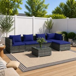 Comfort and Value in a 6 Piece Outdoor Lounge Set