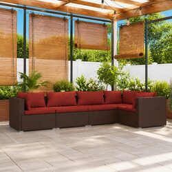 Comfortable 5-Piece Outdoor Lounge Set at Great Value