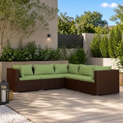 Practical and Stylish 5 Piece Garden Lounge Set