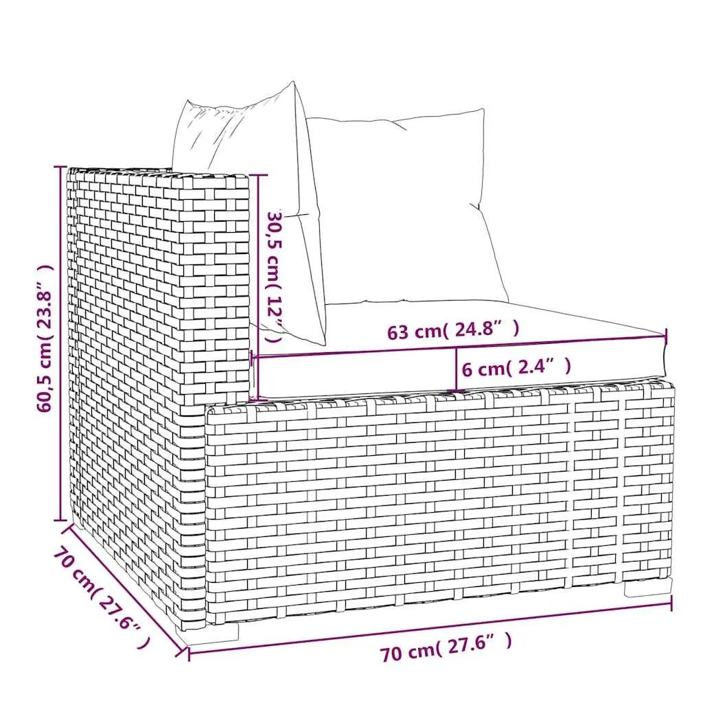 5 Piece Garden Lounge Set