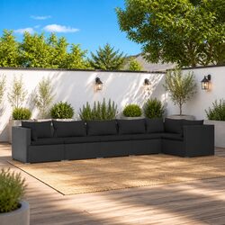 Reliable 6-Piece Garden Lounge Set for Outdoor Comfort