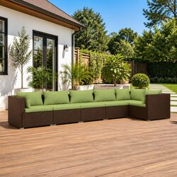 Comfortable 6 Piece Garden Lounge Set for Value Seekers