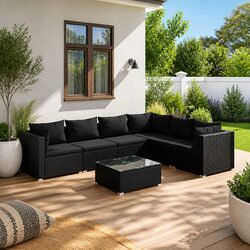 Affordable 7-Piece Garden Lounge Set with Quality Design